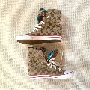 Vintage Coach High Top Sneakers